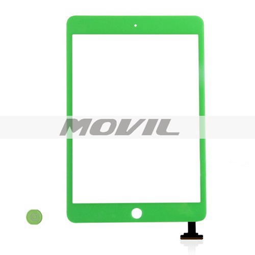 iPad Mini Digitizer Touch Screen with Home Button -Green